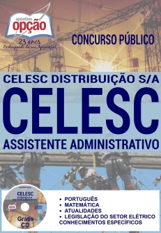 Concurso CELESC 2016-ASSISTENTE ADMINISTRATIVO